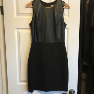 Banana Republic Faux Leather Dress